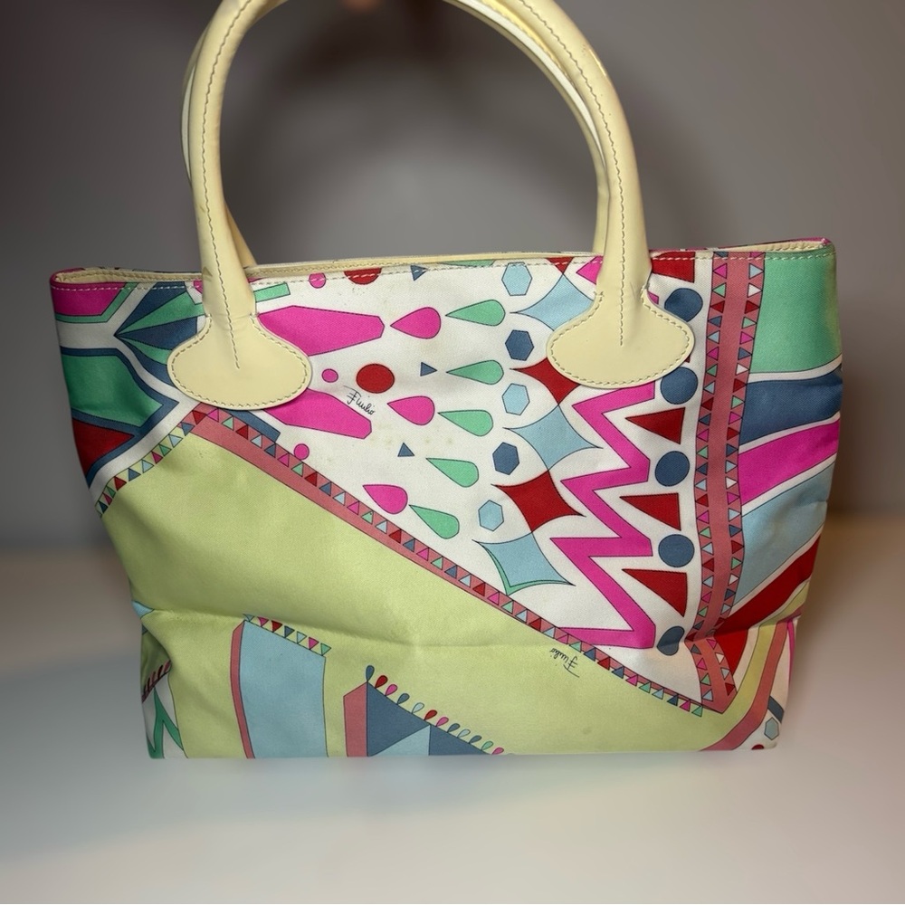 Vintage Emilio Pucci Summer Tote - Picture 2 of 3